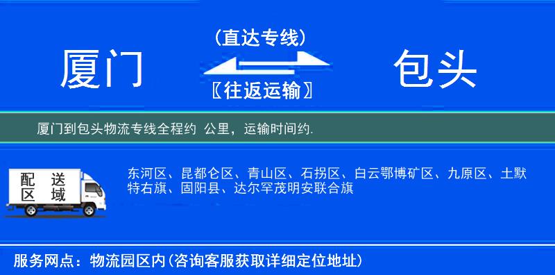 廈門(mén)到物流專(zhuān)線